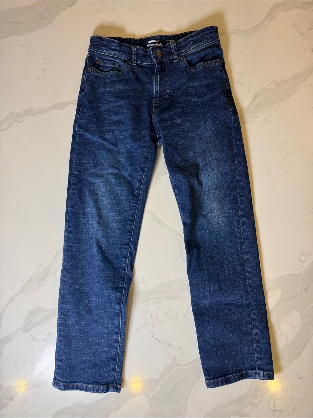 Amazon Essentials Men’s Dark Blue Straight Jeans